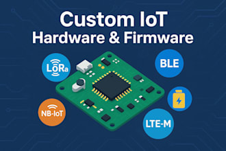 creat an iot hardware and firmware node for you lora ble lte nbiot mqtt