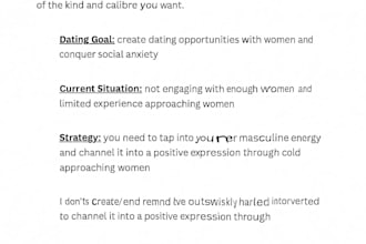 be your dating coach, relationship coach, confidence builder