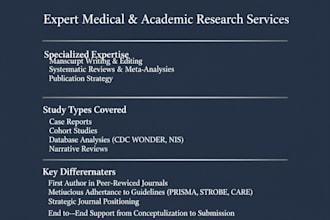 edit, review medical or academic papers with professional precision