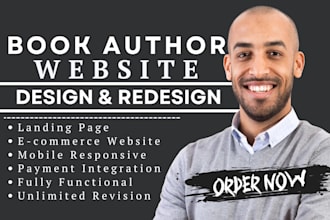 design author website, book author website, wix author website, ebook website