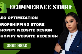 design your shopify ecommerce store with SEO and branding
