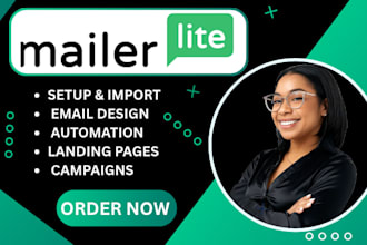 setup mailerlite email marketing mailerlite automation and landingpage