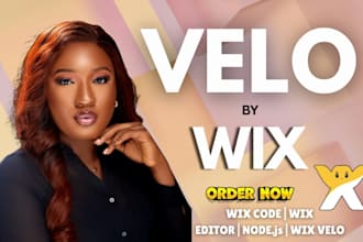 develop wix website using wix velo wix code and database
