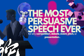 write the best speech ever on anything