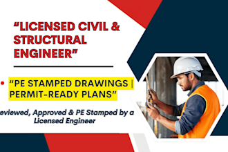 review stamp as licensed civil and structural engineer in texas and virginia
