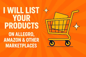 list products allegro amazon jumia mercado upload product listing SEO