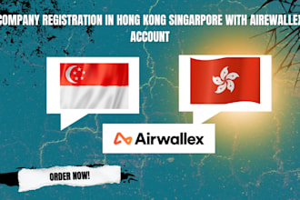 register hong kong, singapore company with nominee and airwallex, revolut