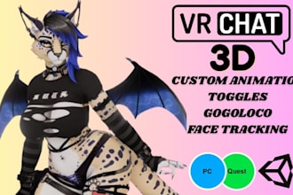 create vrchat avatar, vrc furry, vrc avatar, vrchat commission, vr character