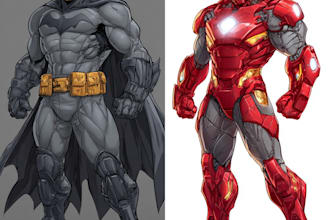 draw you dc or marvel style comic book and superhero