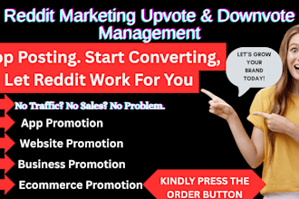 promote ecommerce business ai app website saas product with reddit marketing
