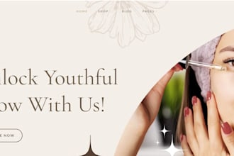 build skin care shopify store skincare website beauty store beauty shopify store