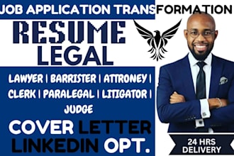 write legal, lawyer, attorney, paralegal, barrister, judge, litigator resume