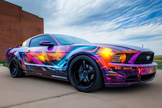 do vehicle wrap design car wrap design