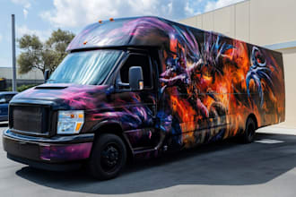 create professional car wrap , vehicle wrap