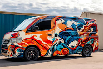 do car wrap design and vehicle wrap design