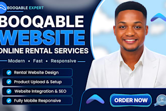 build booqable online rental system, booqable rental website design and redesign