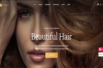 design redesign wix spa website salon website eyelashes beautician website
