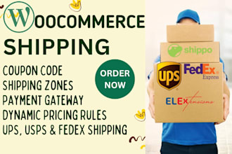 setup woocommerce shipping woocommerce ups fedex elex easypost shippo table rate