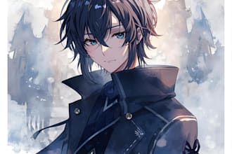 draw anime art, character art, fanart, pfp and vtuber