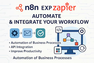debug, fix or create your n8n or zapier automation workflows