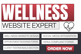 design wellness website physical therapy chiropractic med spa aesthetics website