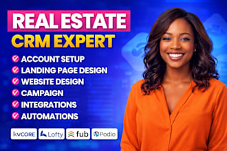 setup real estate, kvcore wise agent follow up realvolve liondesk ixact CRM