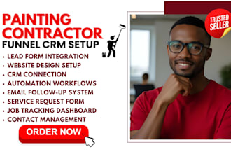 setup painting crm contractor leads decorator drywall handyman painting website