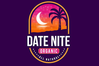 design organic natural candy bar product logo
