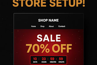 boost sales with high converting black friday  cyber monday shopify store setup