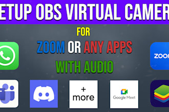 setup obs video and audio to zoom or any others