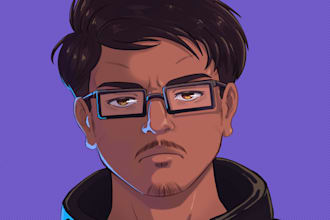 draw an anime inspired portrait