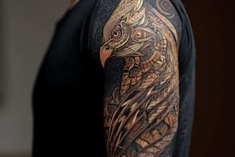 design custom viking tattoo and tshirt art