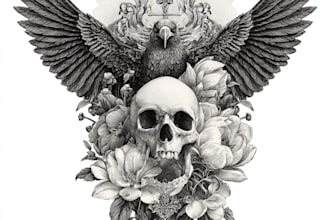 totally custom tattoo design