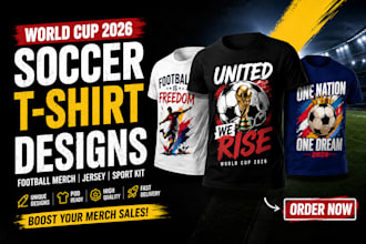 design world cup 2026 soccer football jersey, sport kit t shirt merch design