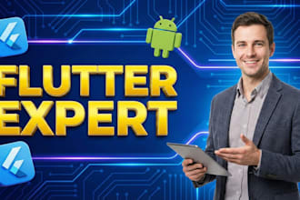 be your expert flutter developer for mobile apps