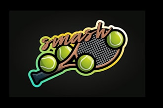 create wonderful and excellent tennis logo design