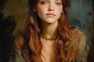 draw oil painting, digital oil painting