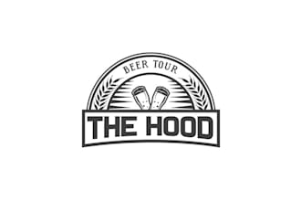 design innovative hood beer tour logo