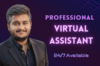 be your professional virtual assistant