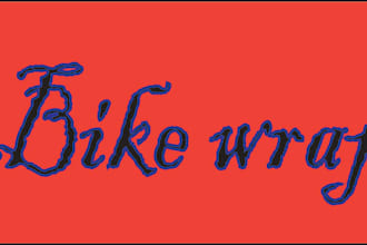 create wonderful racing bike wrap, bike wrap decals, cargo bike wrap