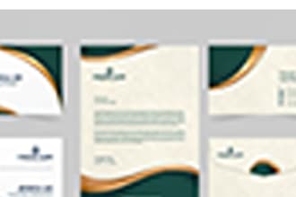 customized professional business card and stationary