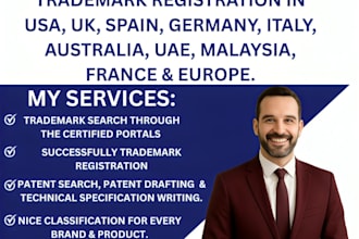 file trademark in US spain germany france italy malaysia and europe registration