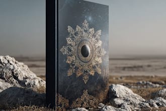 do a unique book cover design or KDP book cover