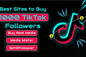 do your organic promotion of 1000 tiktok followers