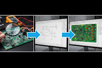 pcb design, pcb reverse engineering, schematic creation, bom extraction