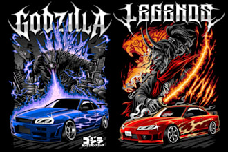 create your car and any vehicle to illustration tshirt