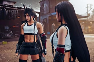 create custom 3d character model for games, sims 4 mods clothing imvu sfm mmd