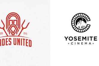 do modern design unique entertainment the arts logo