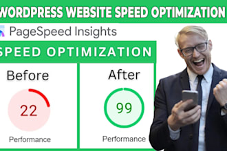 do speed up or speed optimization of any wordpress website