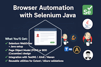 create a scalable selenium java automation framework